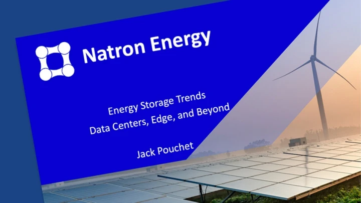 Energy Storage Trends presentation cover