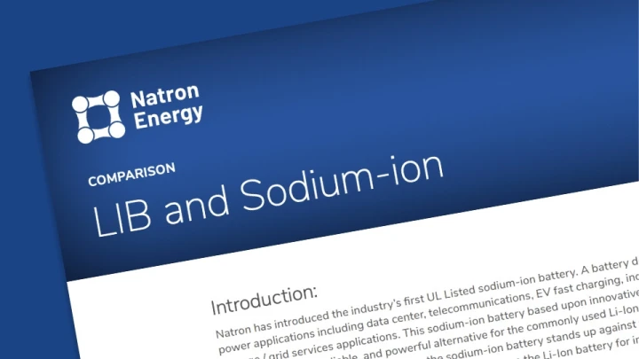 LIB and Sodium-ion comparison introduction